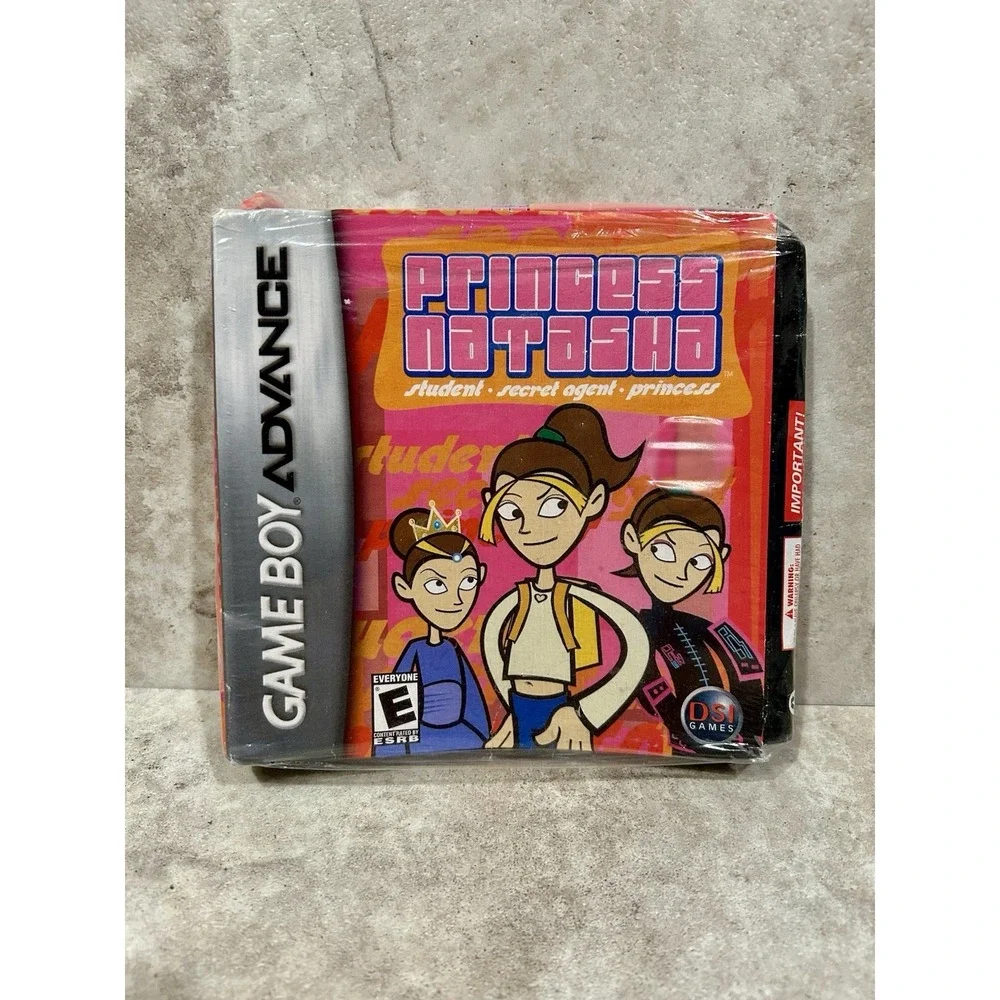 2 Sealed NIB Game Boy Advance Games Spyro‎ Season Of Ice & Princess Natasha GBA